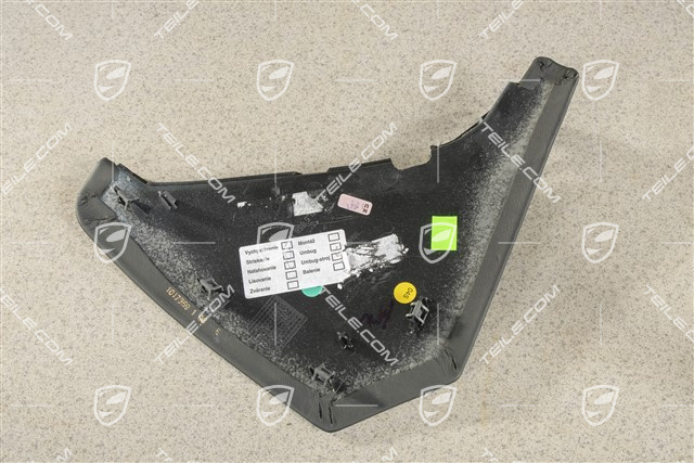 Mittelkonsole, Blende seitlich, Leder, Schwarz, L