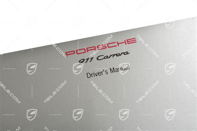 Instrukcja obsługi samochodu 911 Carrera 2, Język Angielski