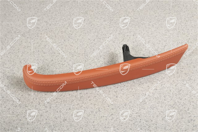 Zuziehgriff, Leder, Terrakotta, R