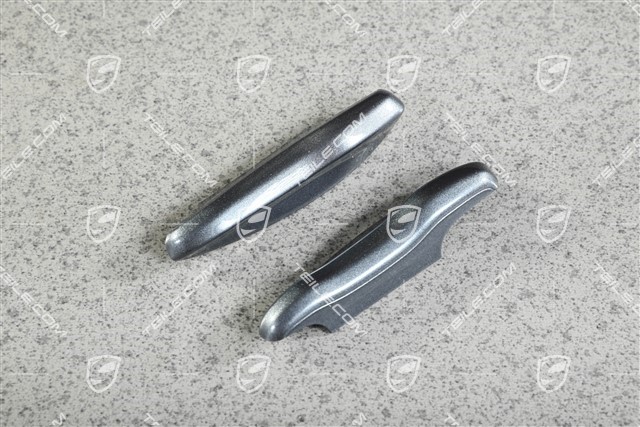 Vehicle key side faces / Key cap, Painted / lacquered, set Vanadiumgrey metallic