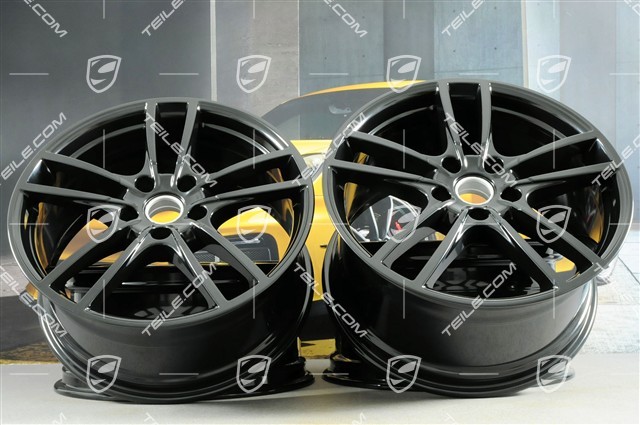 20" Cayenne Design Felgensatz, 10,5J x 20 ET55 + 9J x 20 ET50, schwarz hochglanz 20" Cayenne Design Felgensatz, 10,5J x 20 ET55 + 9J x 20 ET50, schwarz hochglanz