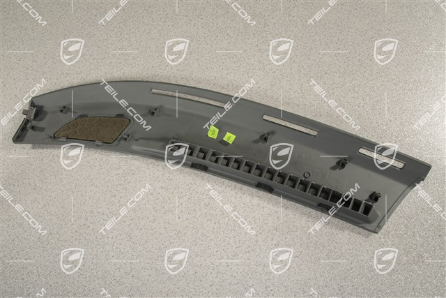 Dashboard defroster trim / cover, Stone grey, R