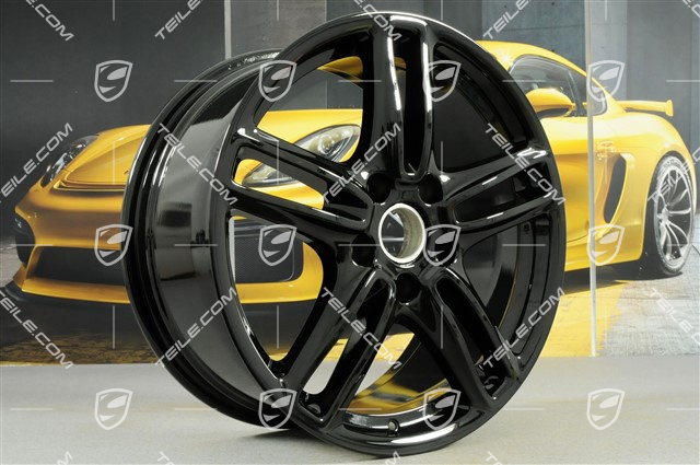 19-inch Panamera TURBO wheel, 9J x 19 ET60, black high gloss