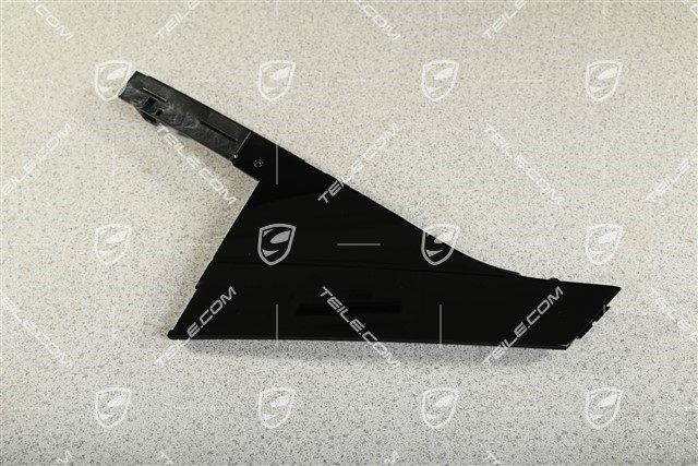 Coupe, C-pillar outer cover, rear, Black, L