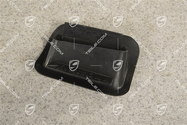 Coupe / Targa, Hintere Sicherheitsgurt Abdeckung / Rosette, Schwarz, L