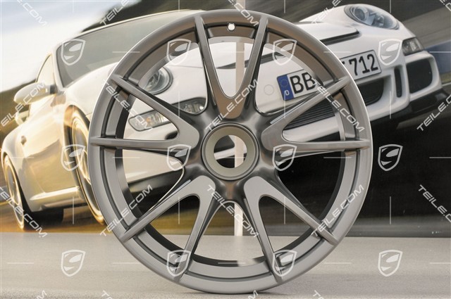19" Komplet felg GT3RS / GT3RS 4.0, GT-Silber, 9J x 19 ET47 + 12J x 19 ET48