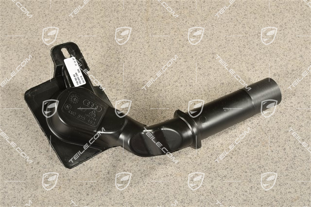 Filler neck for windshield wash system reservoir / tank