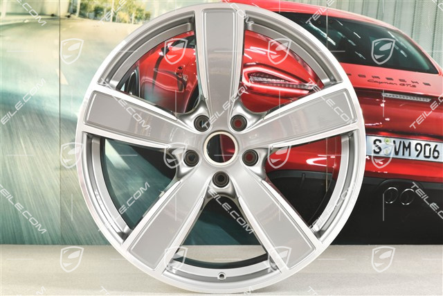 22-inch wheel rim, Sport Classic, 10J x 22 ET48, Platinum Silver