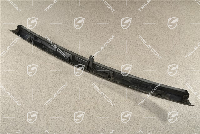 Heckklappenblende mit Schriftzug/Abzeichen/Emblem PORSCHE Chrom, Schwarz, für Sportlimousine