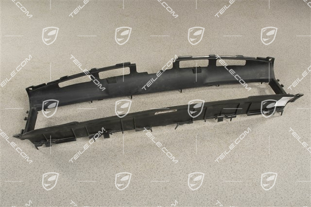Front air duct / guide, bumper w/o ACC, black