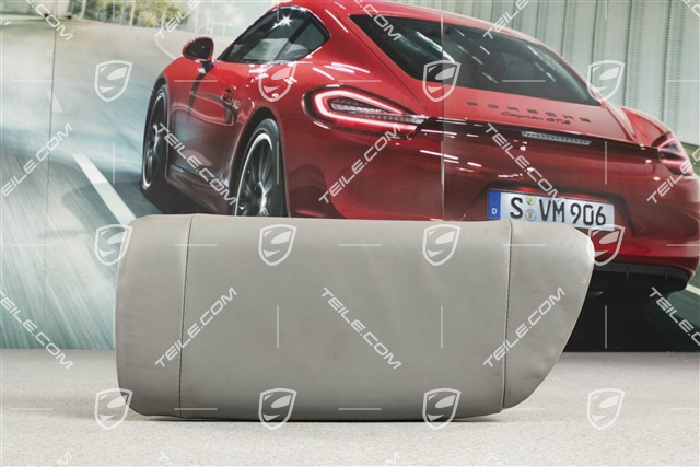 Lordosenstütze / Mittelteil, Leder, Spacegrau, Cabrio, R
