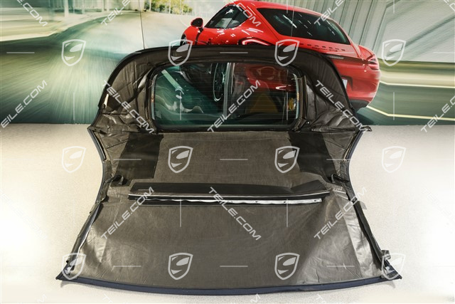 Convertible top covering, cabrio, blue