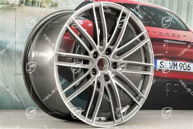 21" Felge Turbo IV, 11,5J x 21 ET69, Titan