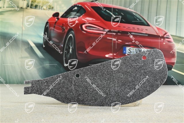 Heckleuchte Abdeckung / Verkleidung, Grau, R