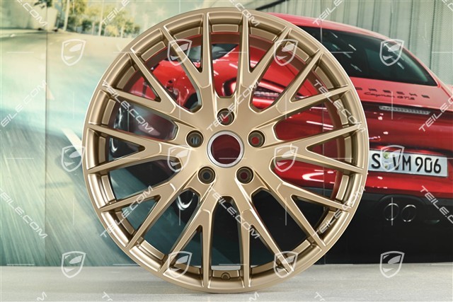 21" Felgensatz Panamera Exclusive Design, 9,5J x 21 ET71 + 11,5J x 21 ET69, neodyme