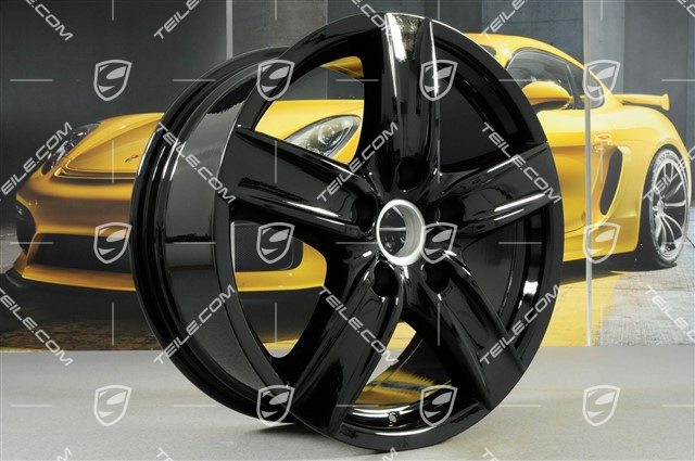 18" Felga "Cayenne S III", 8J x 18 ET53, czarny wysoki połysk