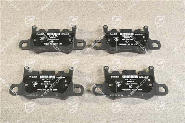 GT4 RS, Rear brake pad set, PCCB, L+R