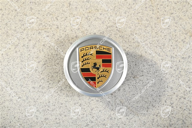 Wheel hub cap, Platinsilver / silver