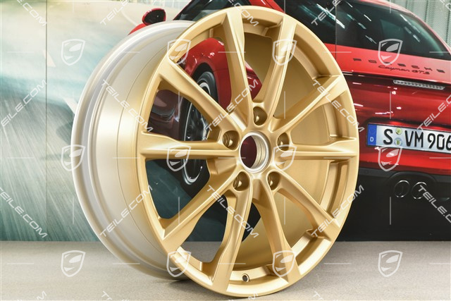 19" Felga Boxster S, 8J x 19 ET57, aurum satynowy półmat