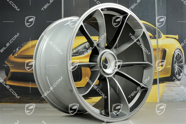 21" Felge GT3RS, 12,5J x 21 ET48, Platinum-Seidenmatt