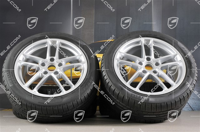 19" winter wheels set Turbo II, rims 9J x 19 ET60 + 10J x 19 ET61 + Pirelli Sottozero winter tyres 255/45 R19 + 285/40 R19, with TPM 19" winter wheels set Turbo II, rims 9J x 19 ET60 + 10J x 19 ET61 + Pirelli Sottozero winter tyres 255/45 R19 + 285/40 R19, with TPM