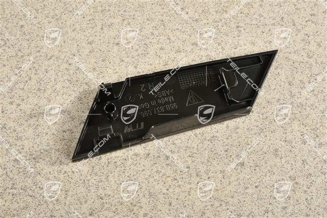 Abdeckblende für Innenbetätigung, Beleuchtet, Schwarz, R