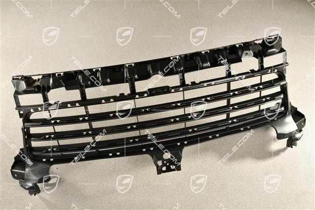 Front bumper, ventilation grille, Black matte,