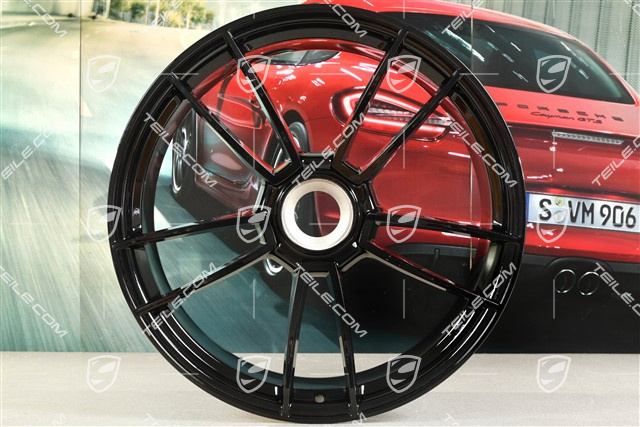 21" Felga Turbo S, 11,5J x 21 ET67, czarny wysoki połysk