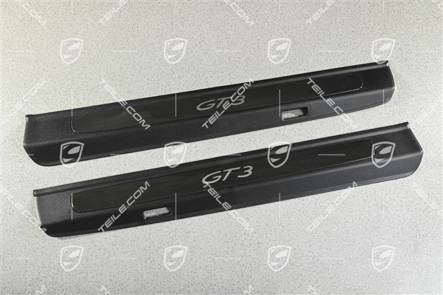 Blenden/Einstiegleisten, unbeleuchtet , Carbon, GT3, Satz L+R