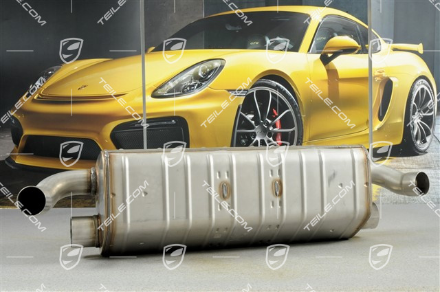 Main exhaust muffler, basic version Main exhaust muffler, basic version