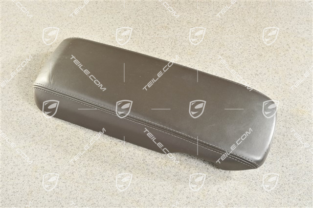 Deckel, Leder Achatgrau