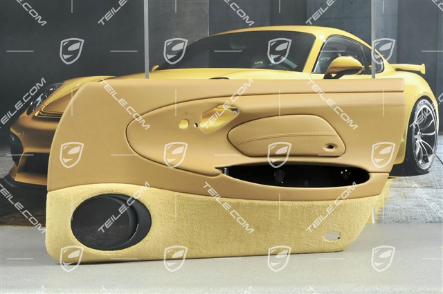 Türverkleidung, Leder, mit Airbagblende, Klangpaket, Savannabeige, R Türverkleidung, Leder, mit Airbagblende, Klangpaket, Savannabeige, R