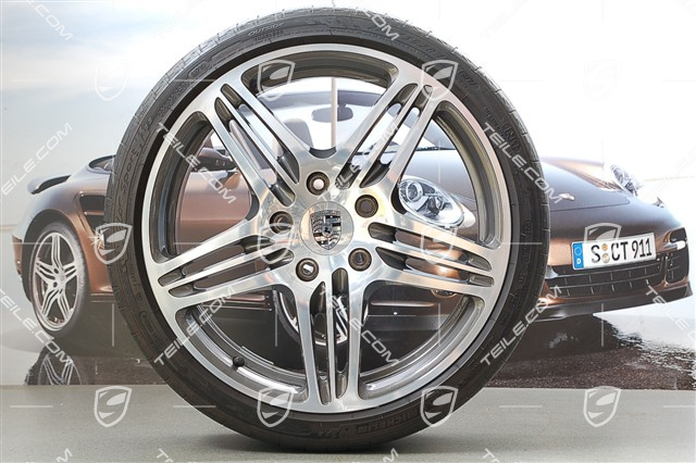19-inch Turbo I summer wheel set, wheels 8 J x 19 ET 57 + 11 J x 19 ET 51 + tyres 235/35 ZR 19 + 305 /30 ZR 19