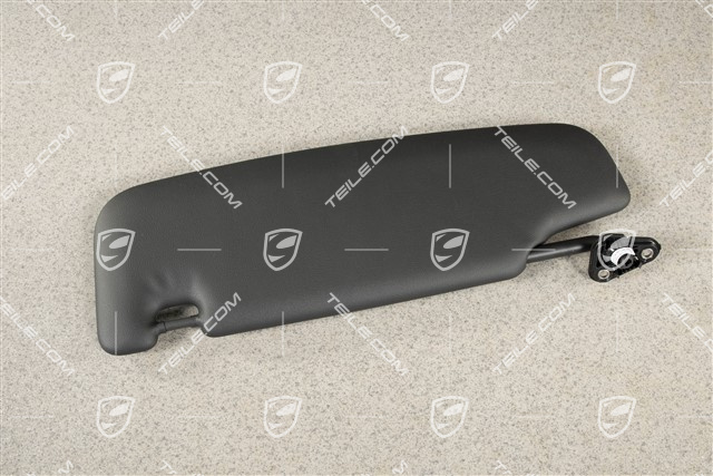 Sonnenblende, mit Spiegel, Schwarz, R