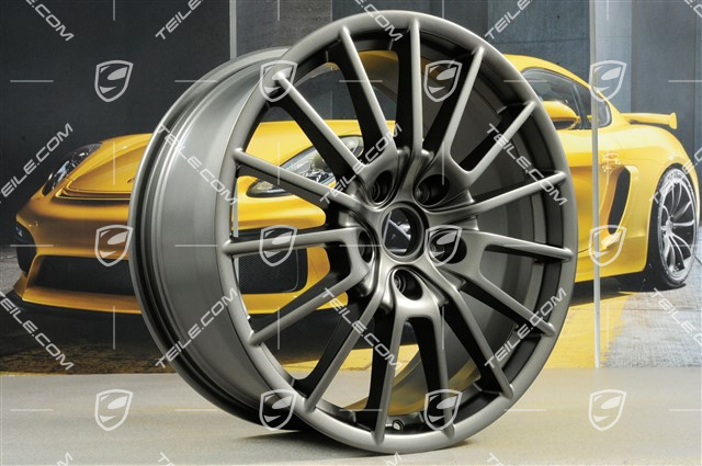 20" felga Panamera Sport, 9,5J x 20 ET65, platinum satynowy półmat