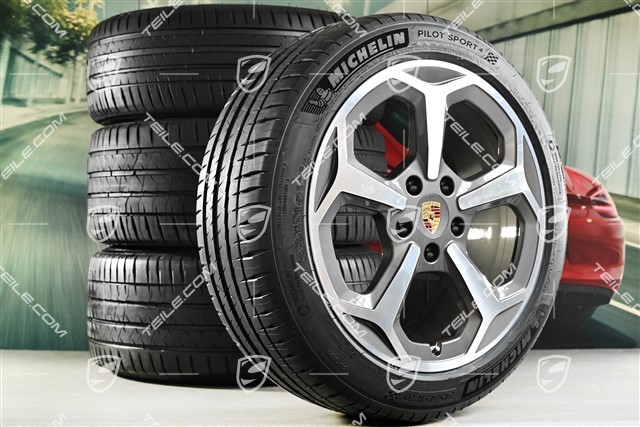 20" Offroad Design Sommerräder Satz, Felgen 9J x 20 ET54 + 11J x 20 ET60 + NEUE Michelin Sommerreifen 245/45 R20 + 285/40 R20