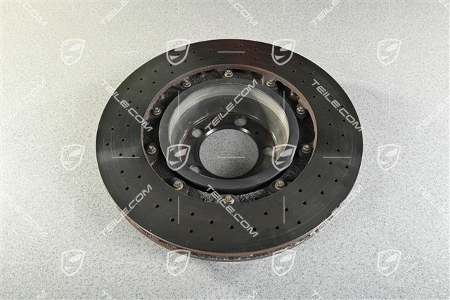 PCCB disc, L, slightly damaged