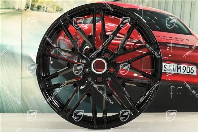 22" felga Macan RS Spyder Design, 9J x 22 ET29, czarny wysoki połysk