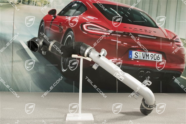 S / GTS / Turbo, Kühlwasserrohr, komplett, Rücklauf