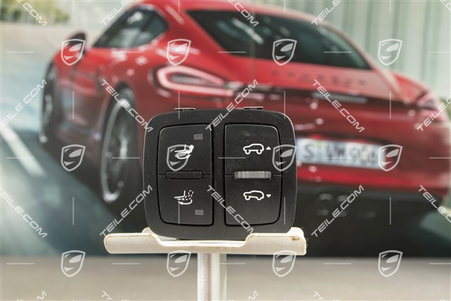 Tow hitch switch, Air suspension with leveling system, Black matte