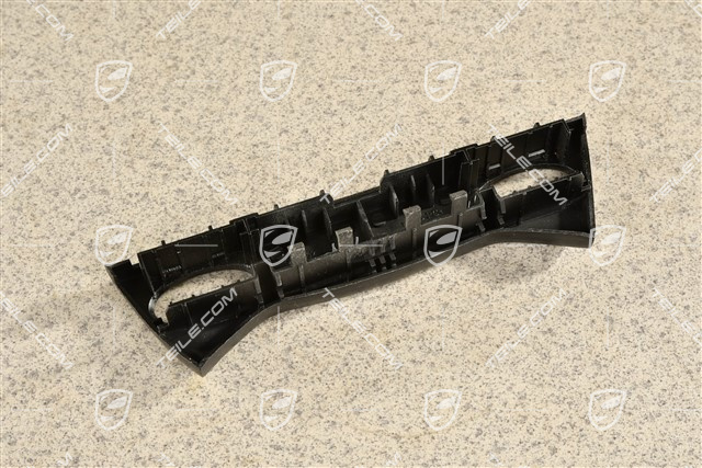 Console switch trim, 2-holes, Carbon