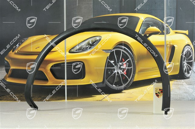 Wheel arch cover, Wider version, Black, Rear, R Wheel arch cover, Wider version, Black, Rear, R