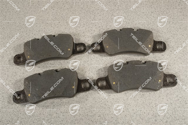 Bremsbeläge, Reparatursatz, HA, PCCB Racetrack, Package Rennstrecke
