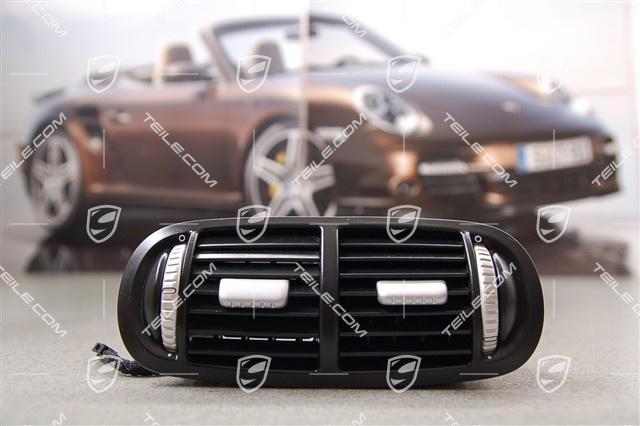 Centre nozzle, lacquered, black