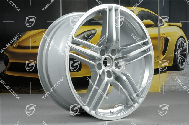 19" Felge Macan Design, 9J x 19 ET21, Brilliantsilber
