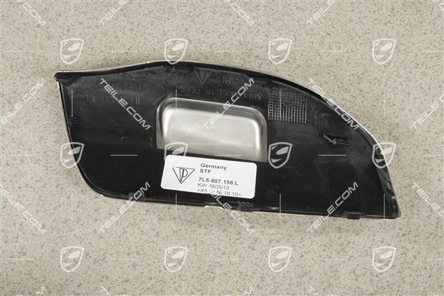 Cover cap, Stainless steel trim at front, R