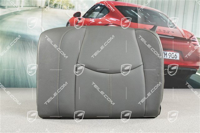 Back seat backrest, Coupe/Targa, leatherette, Stone grey, L