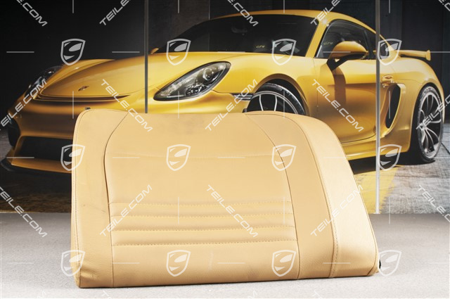 Notsitzrückenlehne / Rücksitz / Rückenlehne, Hinten, Kunstleder, Savannabeige, Cabrio, R