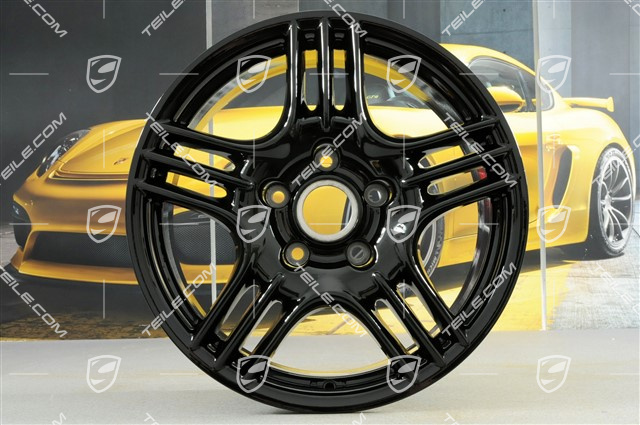 18" Felga Cayenne S, 8J x 18 ET57, czarny wysoki połysk