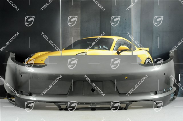Rear bumper, C2/C2S, without Sports exhaust system, with ParkAssist and reversing camera, USA-Version